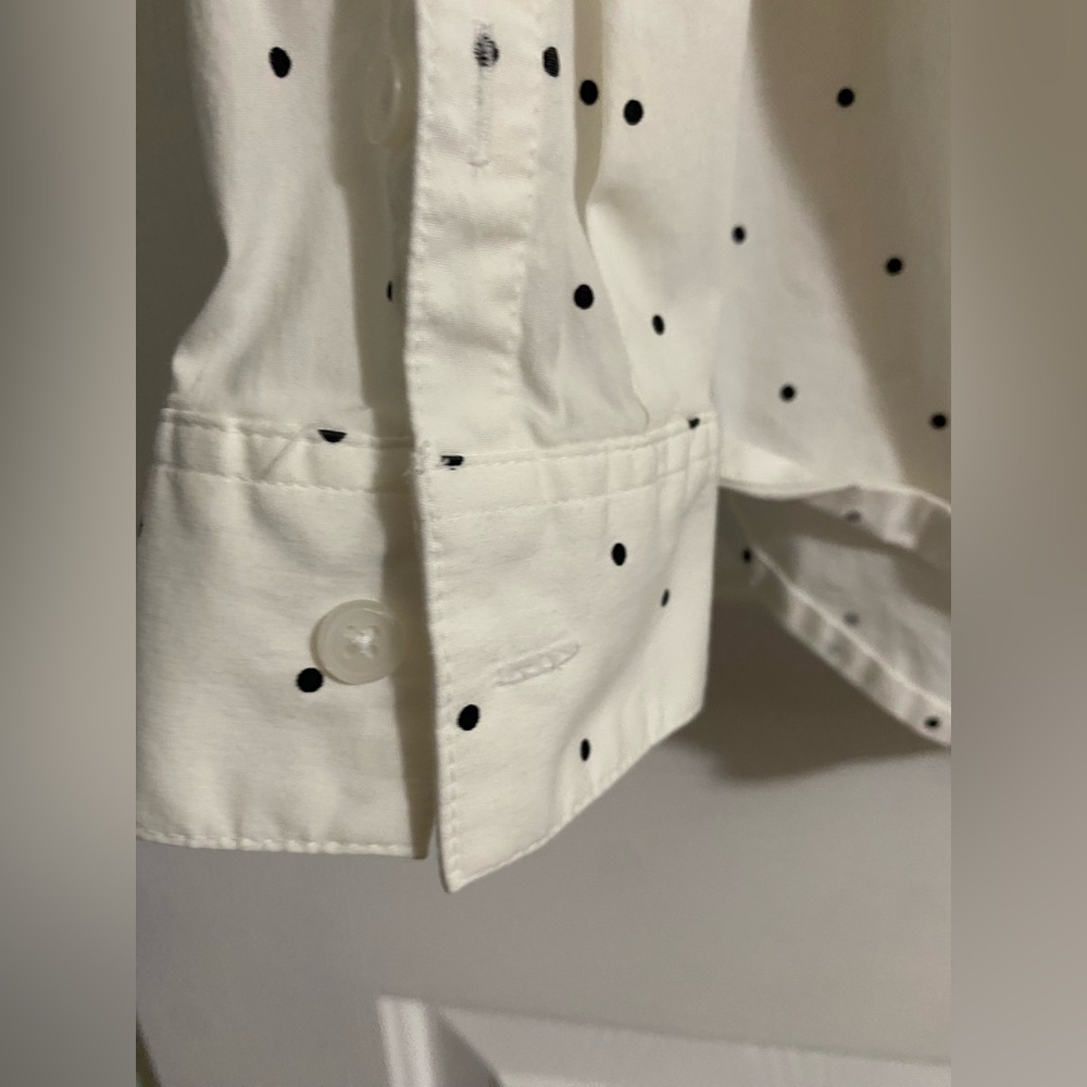 APT. 9. WOMENS White Polka Dot Women's Top - Picture 11 of 16